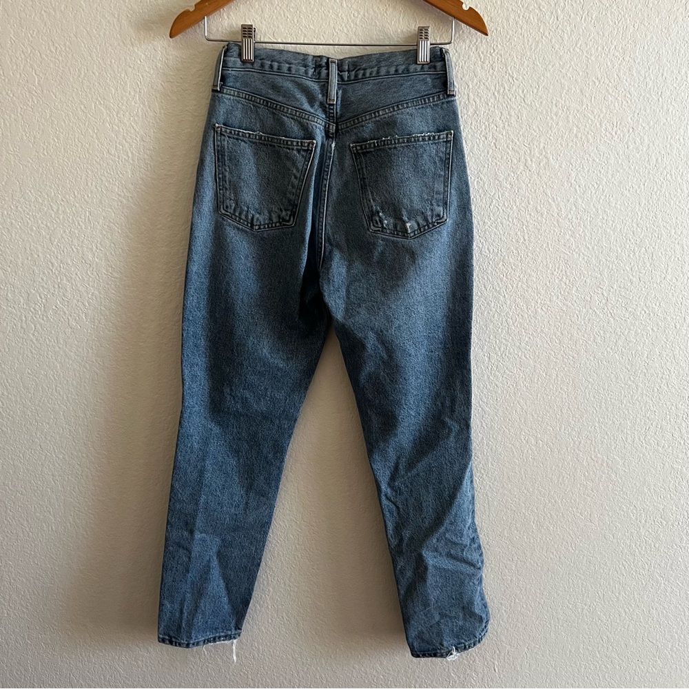 AGOLDE 90s High Rise Distressed Jeans Sz 24 - Picture 6 of 7